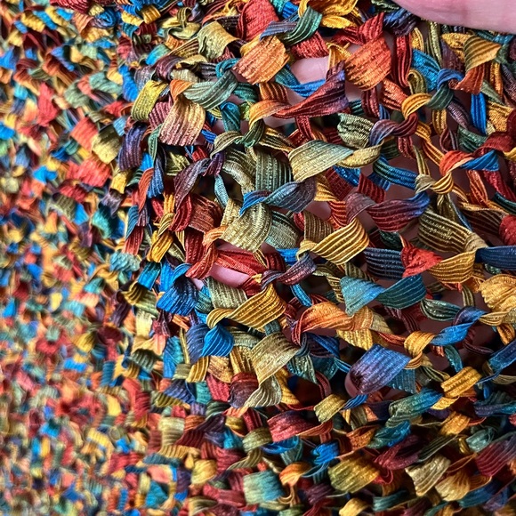 One of a kind vintage shawl/poncho - Picture 2 of 3